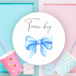 Pegatina Redonda ¿Qué será el niño del equipo?