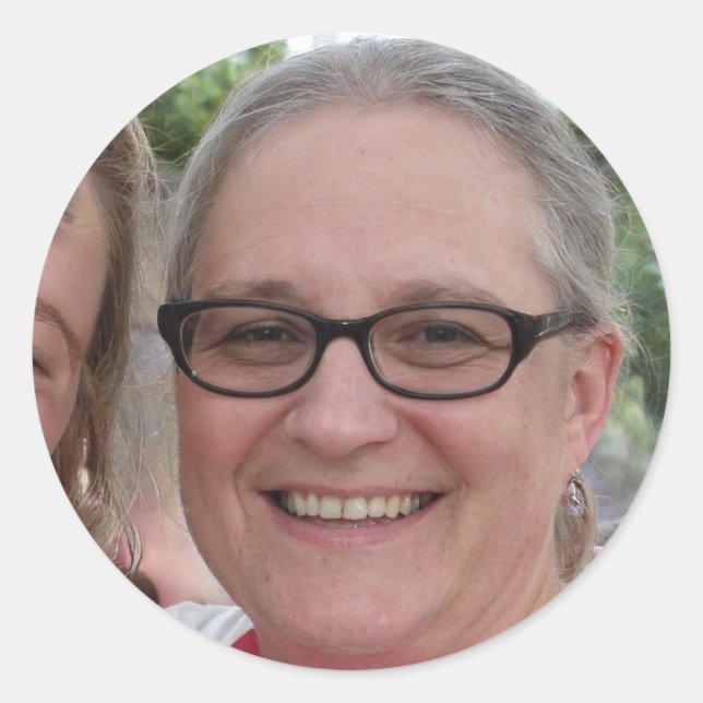 Pegatina Redonda Que tus sueños vuelen (Anverso)