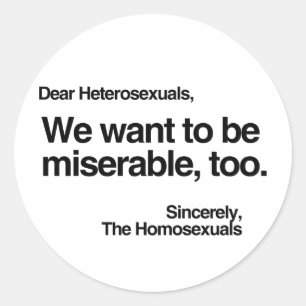 Pegatina Redonda QUEREMOS SER MISERABLES TAMBIÉN.png