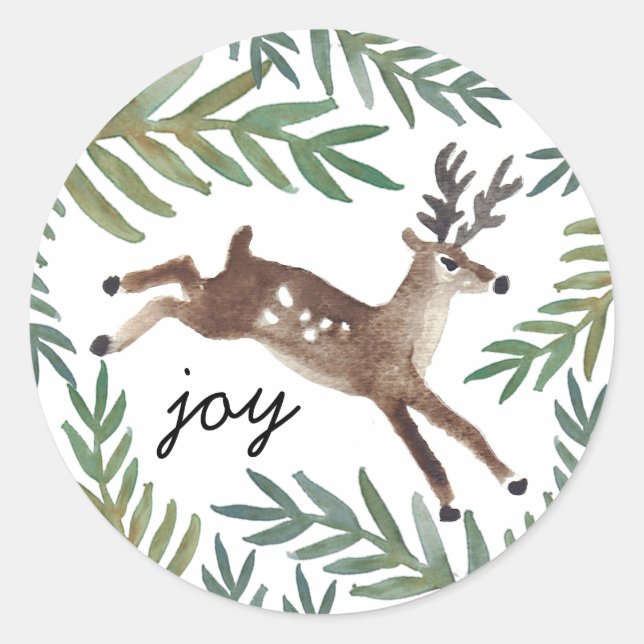 Pegatina Redonda Querido Dearly (Anverso)