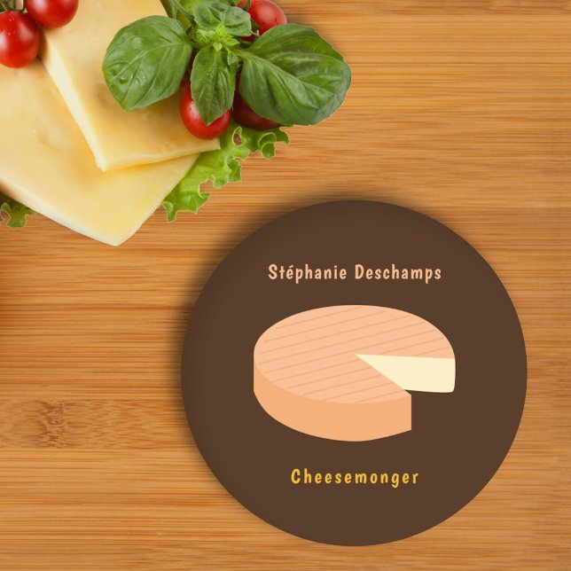 Pegatina Redonda Queso (Cheese Sticker)