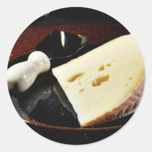 Pegatina Redonda Queso de Fol Epi