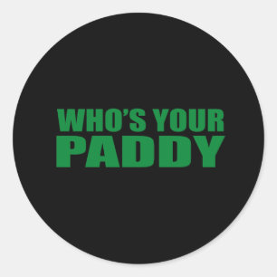 PEGATINA REDONDA ¿QUIÉN ES TU PADDY?