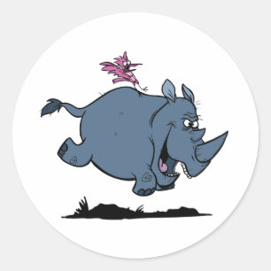 Pegatina Redonda R es para Rhino