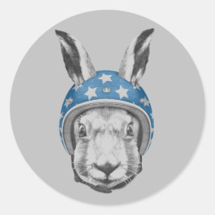 Pegatina Redonda Rabbit Daredevil