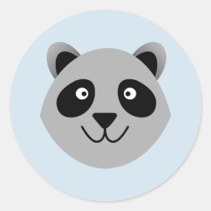 Pegatina Redonda Raccoon