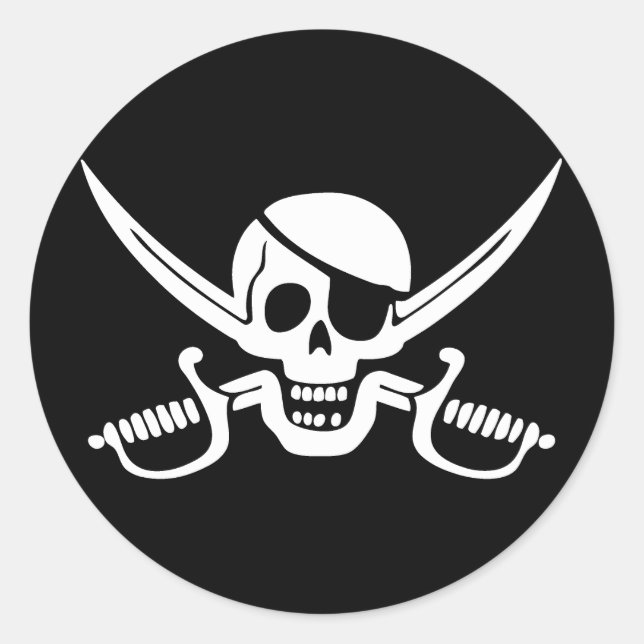 Pegatina Redonda Rackham II (Anverso)