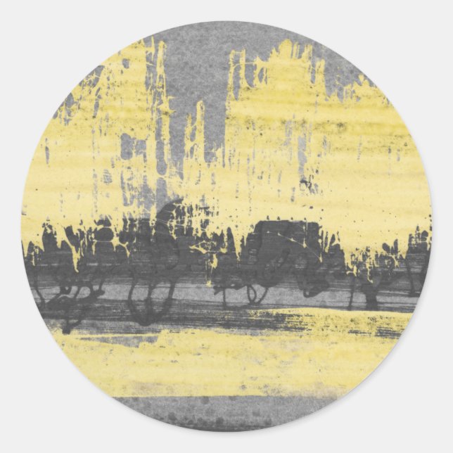 Pegatina Redonda Radar II (Anverso)