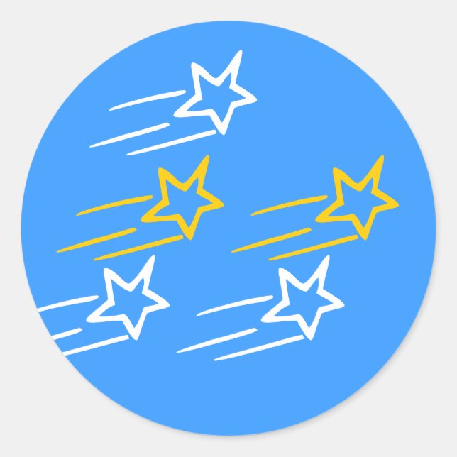 Pegatina Redonda RADHA Krishna - en mi colección del corazón (Anverso)