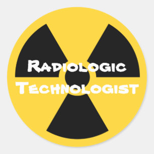 Pegatina Redonda Radiología