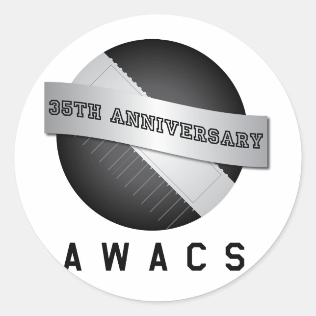 PEGATINA REDONDA RADOME35 (Anverso)