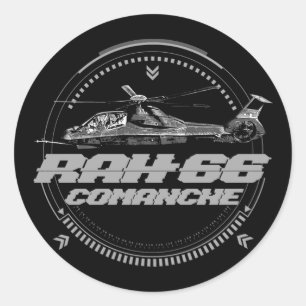 Pegatina Redonda RAH-66 Comanche