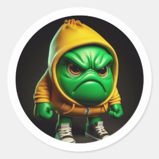 Pegatina Redonda Raivoso