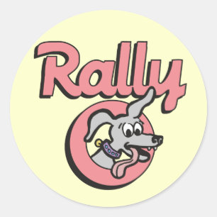 Pegatina Redonda Rally-O 4B