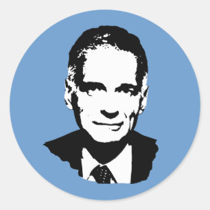 Pegatina Redonda Ralph Nader