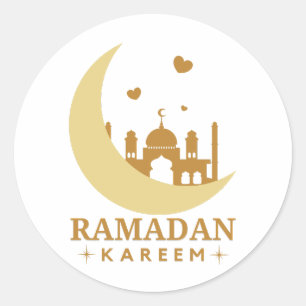 Pegatina Redonda Ramadan Kareem 2023