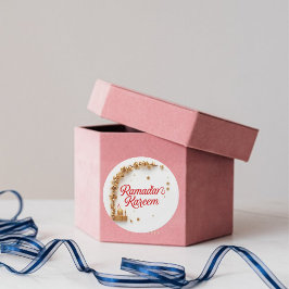 Pegatina Redonda Ramadan Kareem theme gift Sticker for celebration