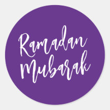 Ramadan Mubarak Purple
