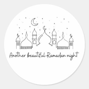 PEGATINA REDONDA RAMADAN RAMADAN KAREEM RAMADAN MUBARAK