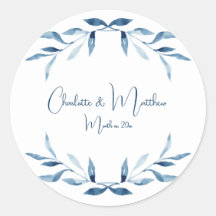 Ramas Blue Willow, Boda de acuarela Classic R