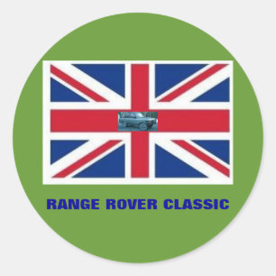 PEGATINA REDONDA RANGE ROVER CLÁSICO