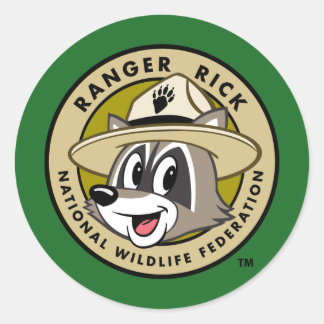 Pegatina Redonda Ranger Rick | Logo de Ranger Rick
