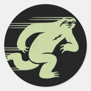 Pegatina Redonda Ranura de velocidad