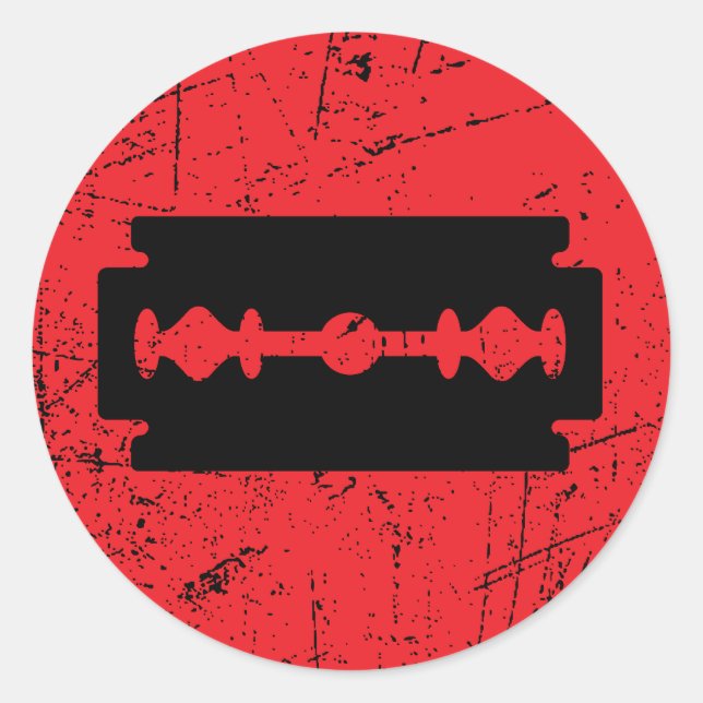 Pegatina Redonda Rarxh - Estas marcas de purga (Anverso)