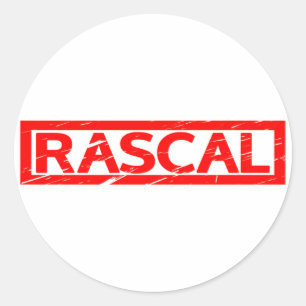 Pegatina Redonda Rascal Stamp