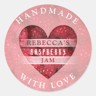 Pegatina Redonda Raspberry Jam