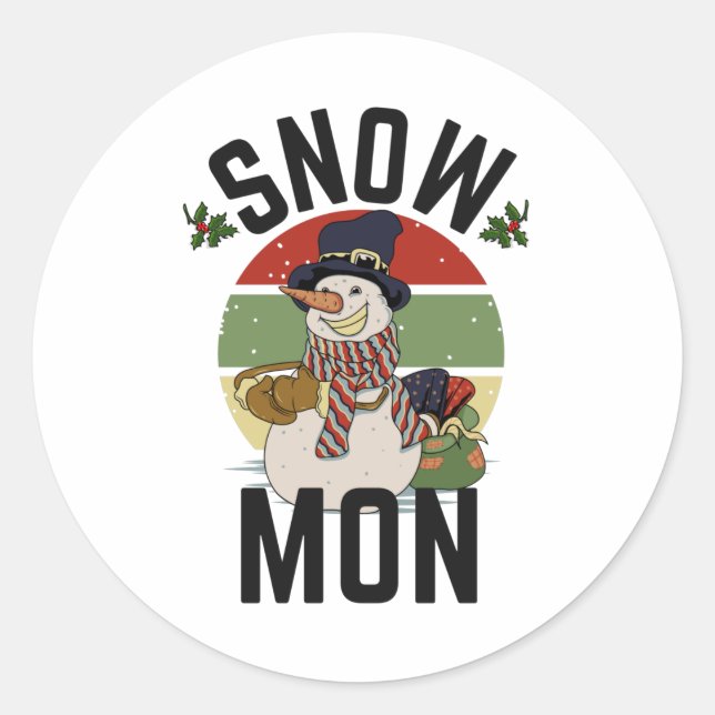 Pegatina Redonda Rasta Reggae Christmas in Jamaica Reggae Lovers (Anverso)