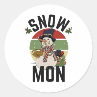 Pegatina Redonda Rasta Reggae Christmas in Jamaica Reggae Lovers