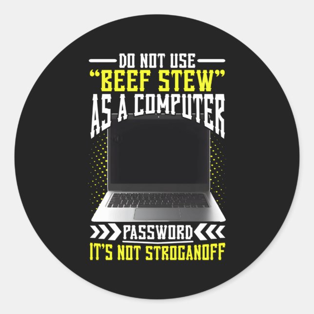 Pegatina Redonda Rastreador De Seguridad Cibernética Y Profesional  (Anverso)