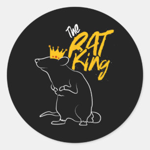 Pegatina Redonda Rat King T