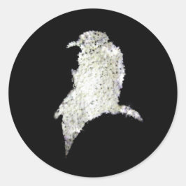 Pegatina Redonda Raven