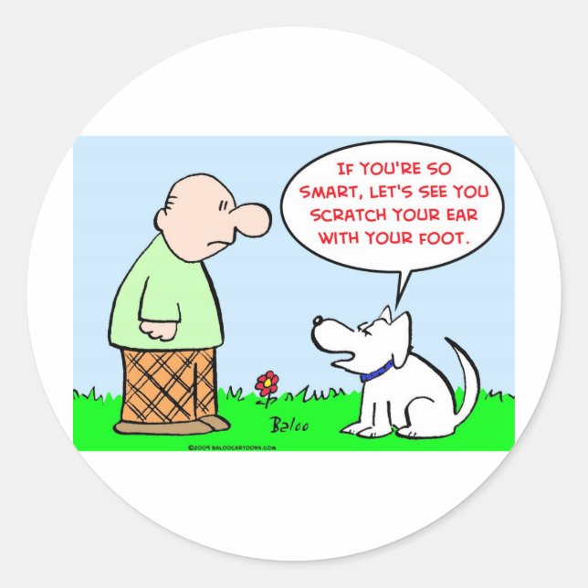 Pegatina Redonda rayar el pie del oído (Anverso)