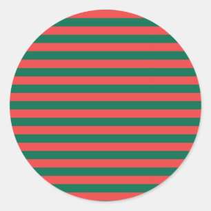 Pegatina Redonda rayas de la bandera de bangladesh