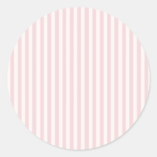 Pegatina Redonda Rayas Simples - Blush Suave