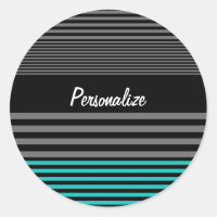 Rayas verde azuladas de muy buen gusto y frescas