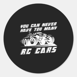Pegatina Redonda Rc Car Art Para Hombres Mujeres Niños Rc Carreras