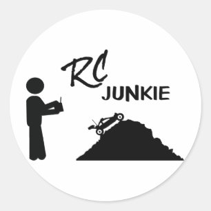 Pegatina Redonda RC Junkie