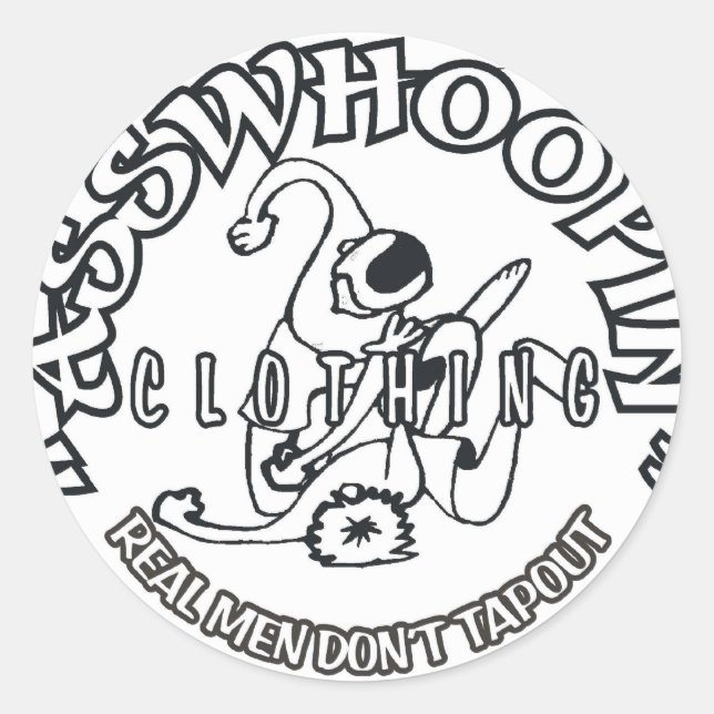 PEGATINA REDONDA REALMENDONTTAPOUT (Anverso)