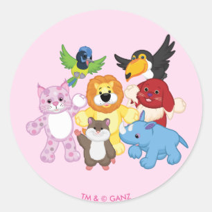 Pegatina Redonda ¡Recepción a Webkinz!