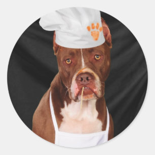 Pegatina Redonda Rechazo de la cocina del infierno