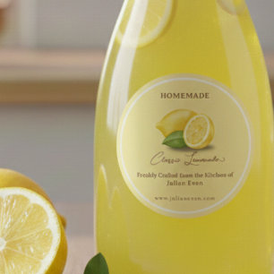 Pegatina Redonda Reclutado con amor Lemonade casera