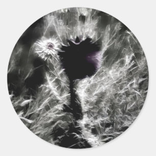 Pegatina Redonda Recoge