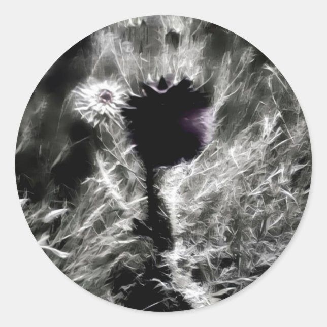 Pegatina Redonda Recoge (Anverso)