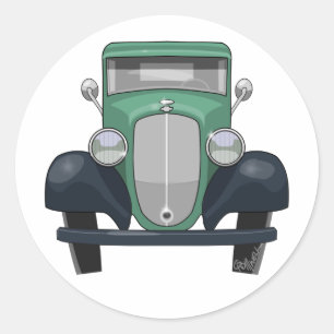 Pegatina Redonda Recogida de Chevy 1935