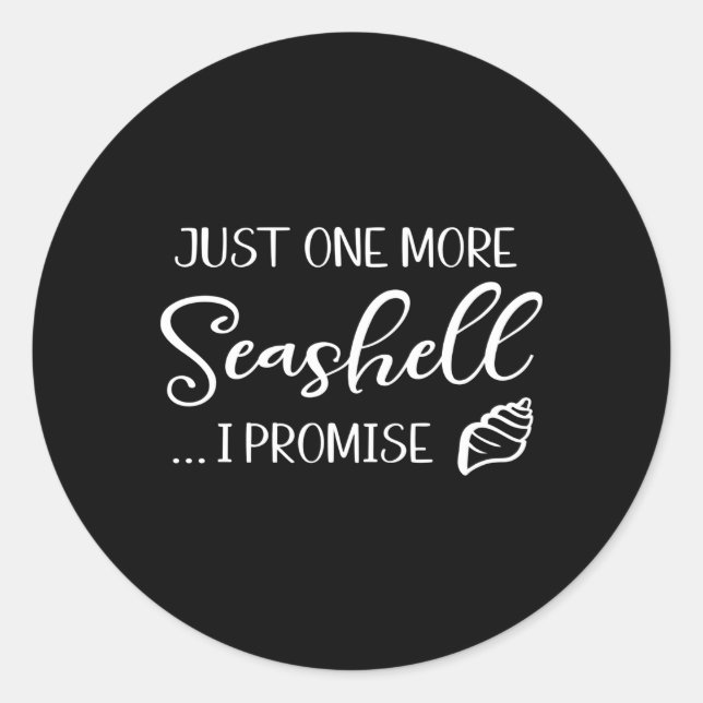 Pegatina Redonda Recolección de shell Campaña de recolector de sell (Anverso)