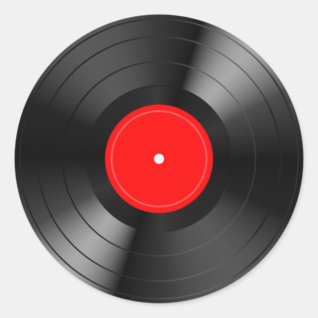 Pegatina Redonda Record_LP (Anverso)